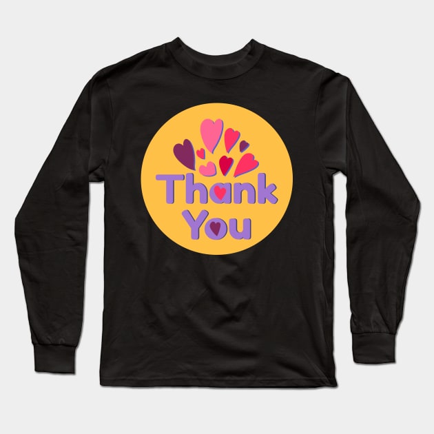 Thank You Love Long Sleeve T-Shirt by Shop Ovov